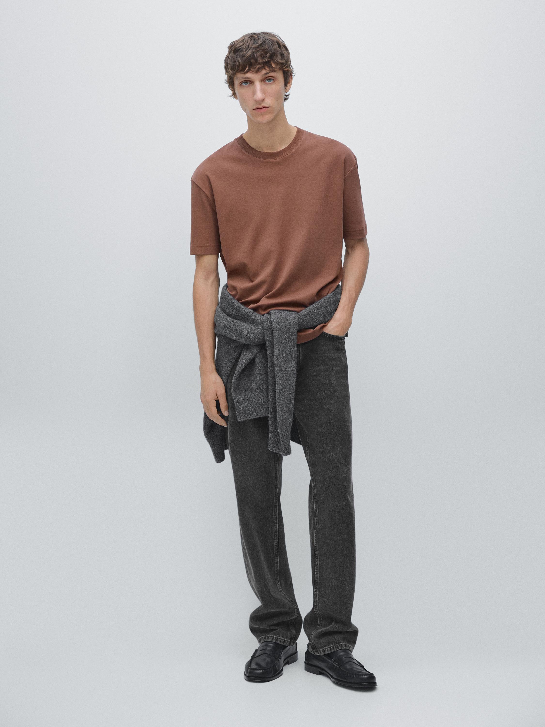 T-shirt medium weight 100 % coton